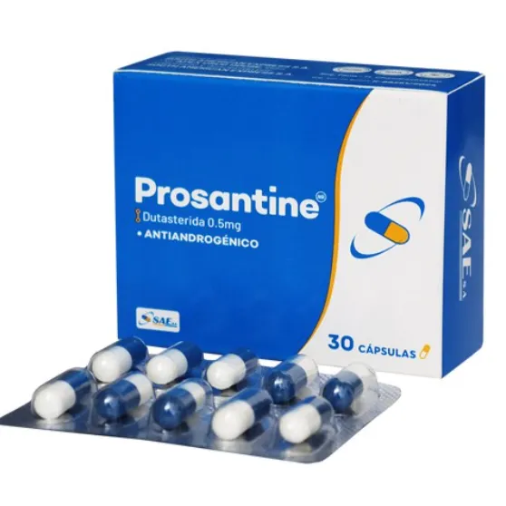 PROSANTINE DUTASTERIDA 0.5 MG CAJA X 30 CAPSULAS - Ecofarma